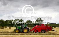 Tractor harvesting hay 1