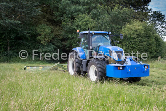Tractor cutting grass-21