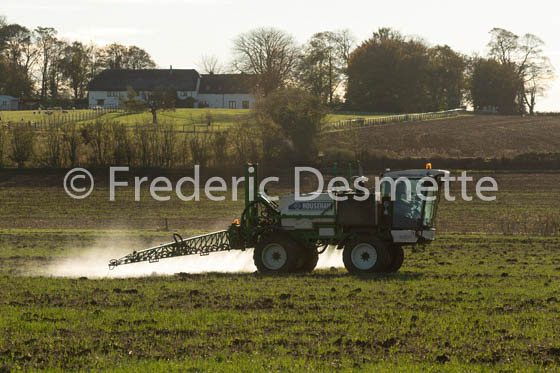 Tractor spaying -163